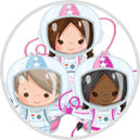 Astronaut Cake Toppers