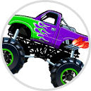 Monster Truck Cupcake Toppers