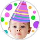 Photo Digital Cupcake Toppers