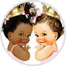 Baby Girl Centerpieces