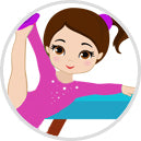 Gymnastics Cupcake Toppers