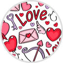 Valentines Day Digital Party Favors
