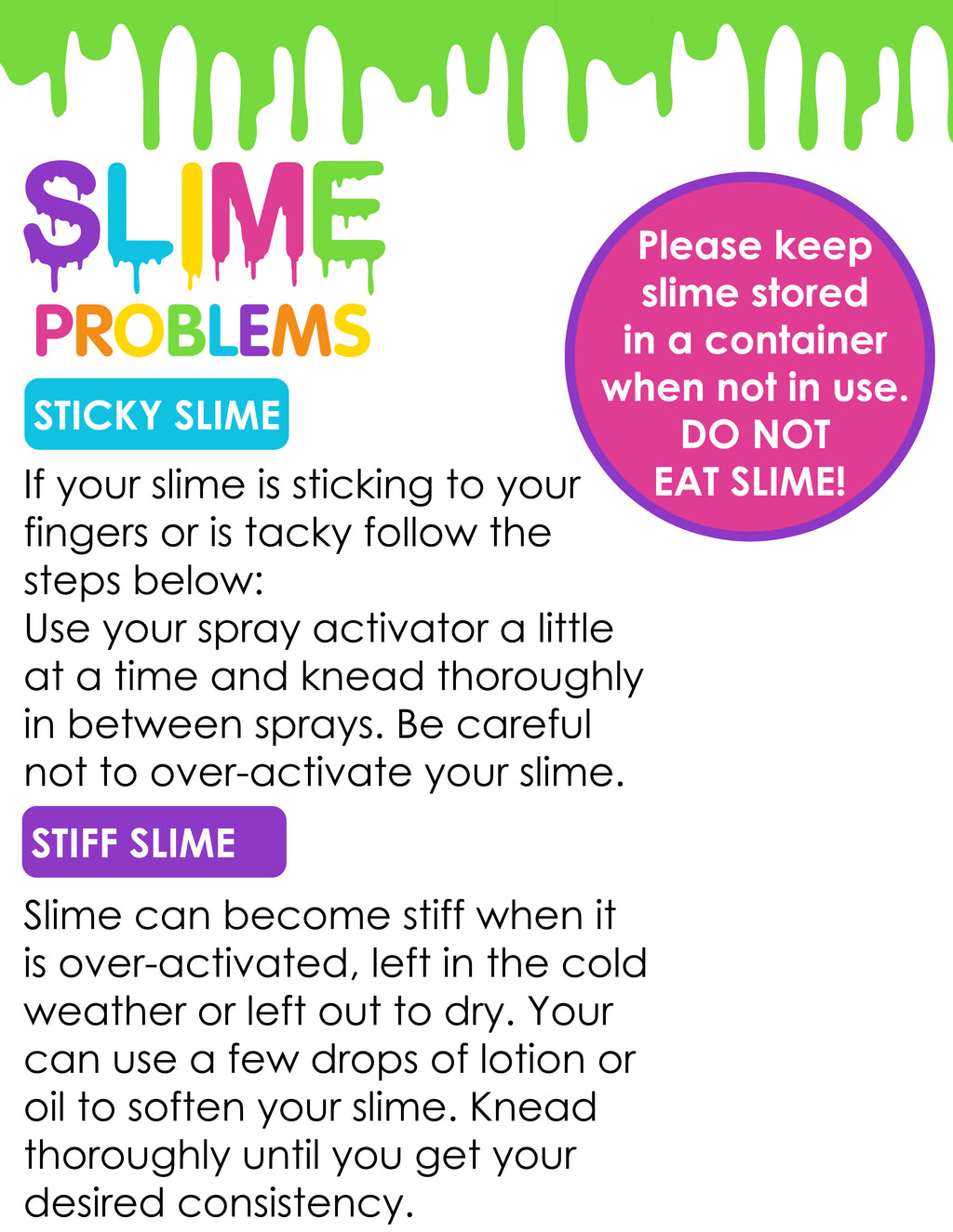 Slime Problems