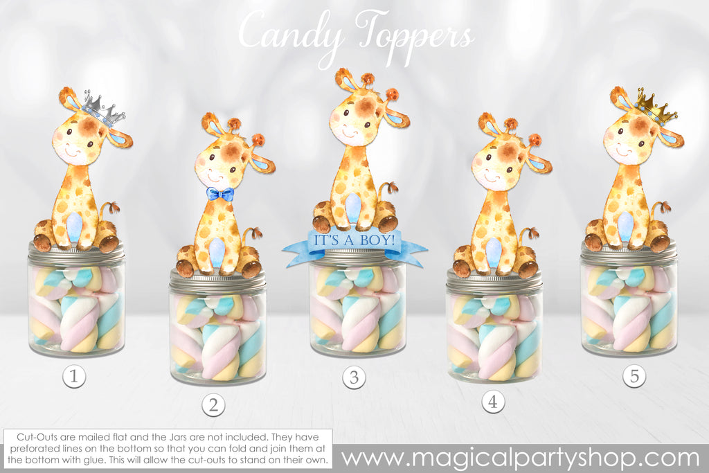 Giraffe Baby Shower Party Favors | Baby Giraffes | Baby Shower Centerpiece