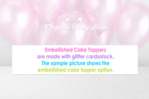 Spa Cake topper | Spa cake topper set | Spa party | Spa party decor | cake topper for girl