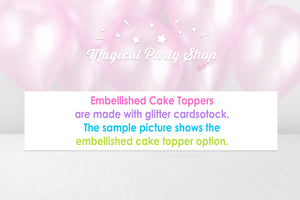 Vintage Baby Girl Seashell Cake Topper | Pink and Gold | Vintage Baby Girl African American | Baby Shower