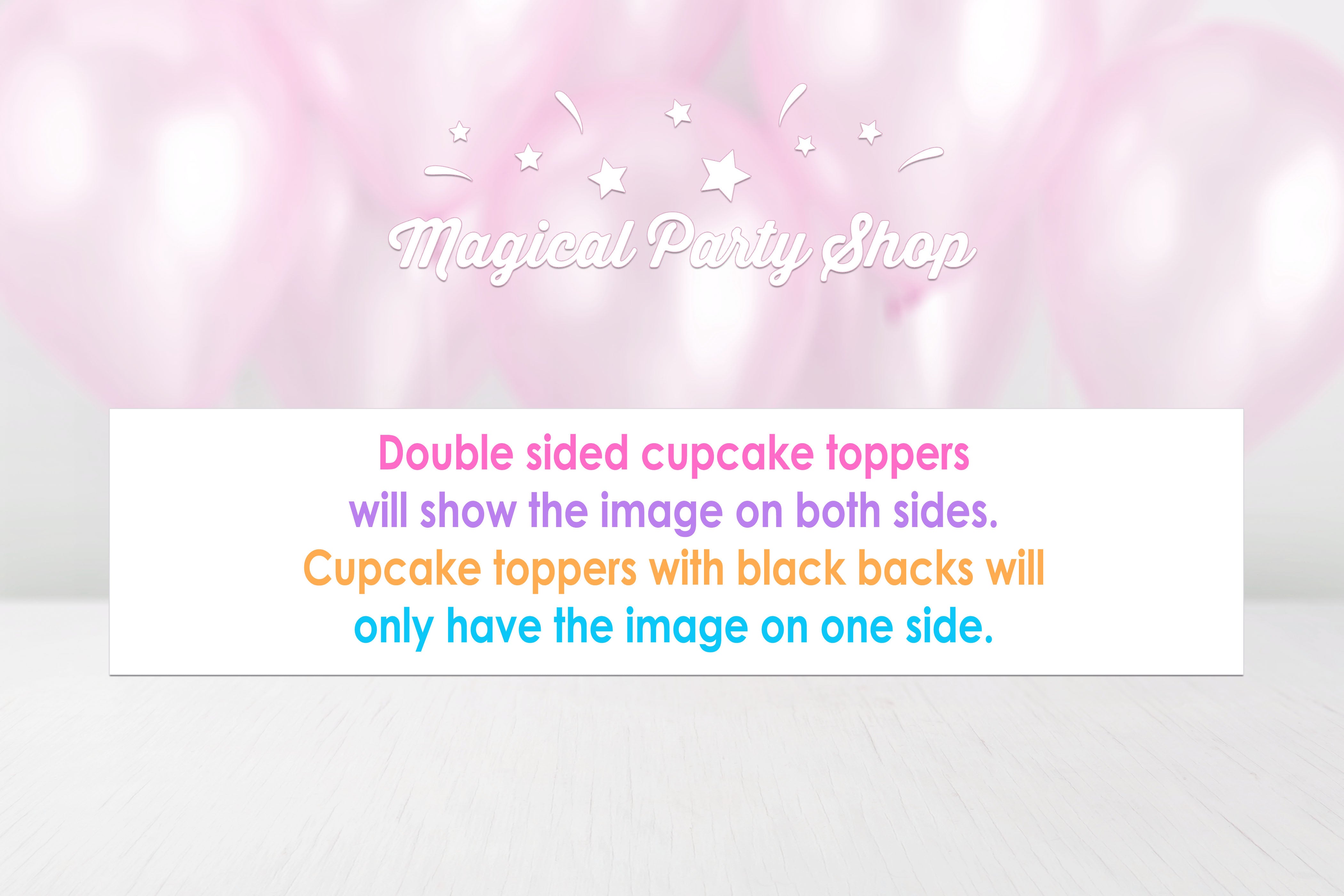 Vintage Unicorn Baby Cupcake toppers Princess Vintage baby