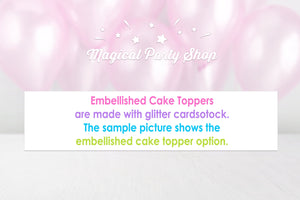 Art Party Cake Toppers | Art Party | Art Birthday Decorations | Paint Party | Art Paint Pallet Cake | Girls Birthday