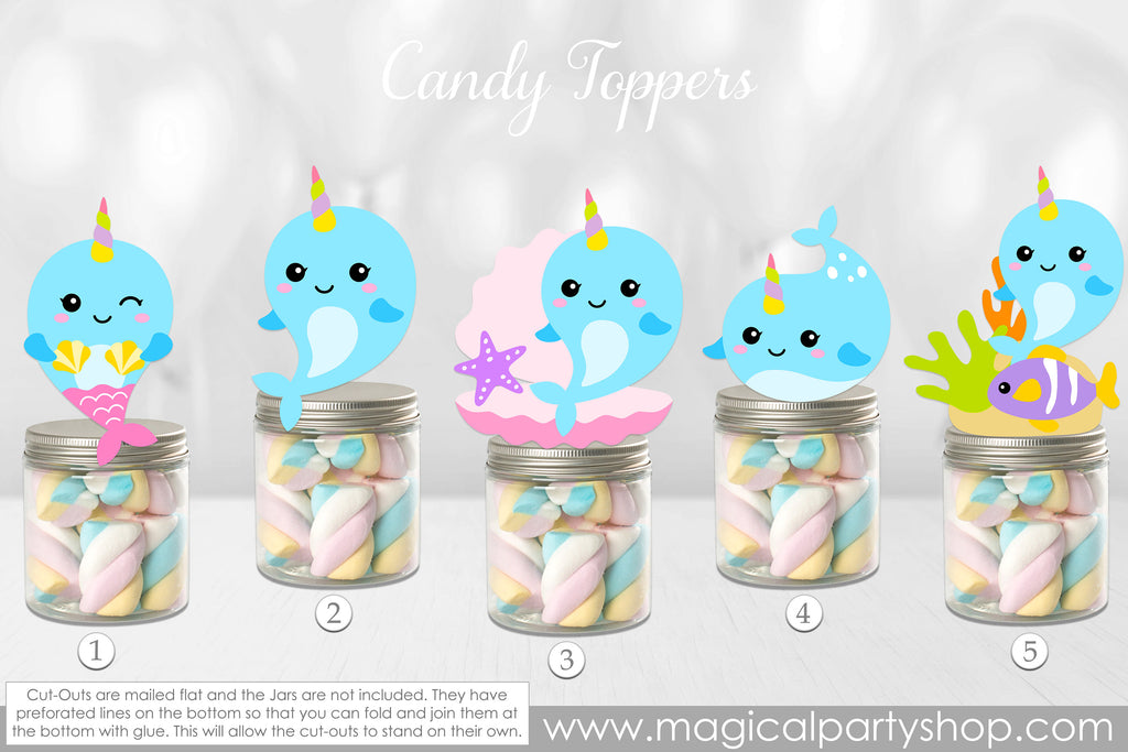 Narwhal Shower Party Favors | Narwhal First Birthday | Narwhal | Baby Shower
