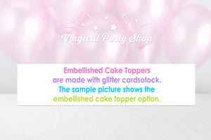 Princess Party Cake Topper | Princess Birthday Party Cake Topper | Princess Centerpieces | Princess Birthday Party