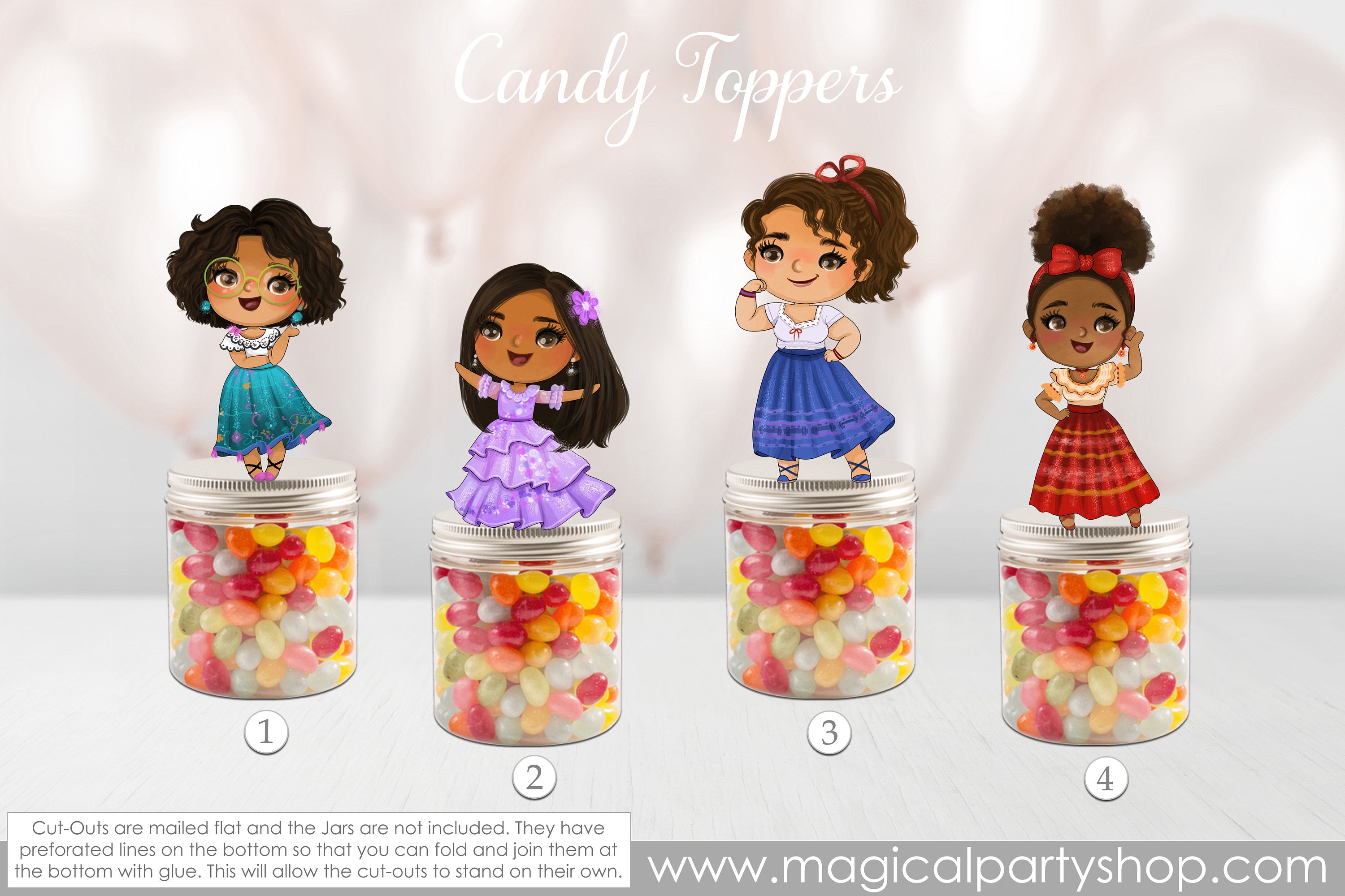 Princess Party Favors | Princess Birthday Party Favors | Princess Centerpieces | Princess Birthday Party