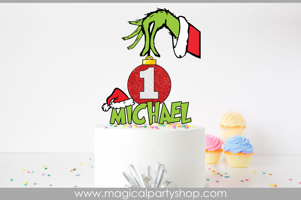 Christmas Cake Topper | Christmas Party | First Birthday | Christmas Party Decorations